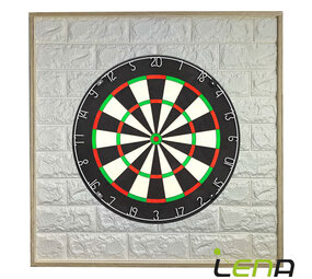 Lena Geluidsdemper Deluxe White inclusief Dartbord Lena Geluidsdemper Deluxe White inclusief Dartbord