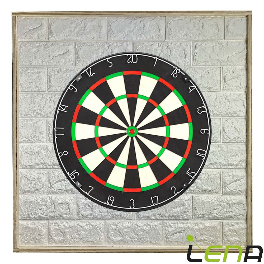 Lena Geluidsdemper Deluxe White inclusief Dartbord afbeelding