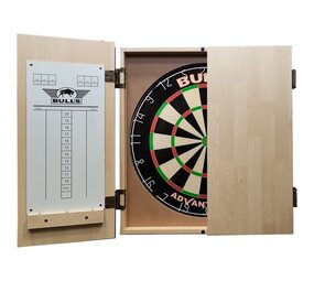 Bulls Deluxe Dartkabinet Light Oak Bulls Deluxe Dartkabinet Light Oak