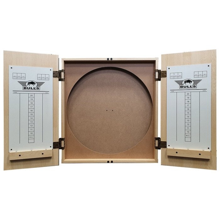 Bulls Deluxe Dartkabinet Light Oak afbeelding