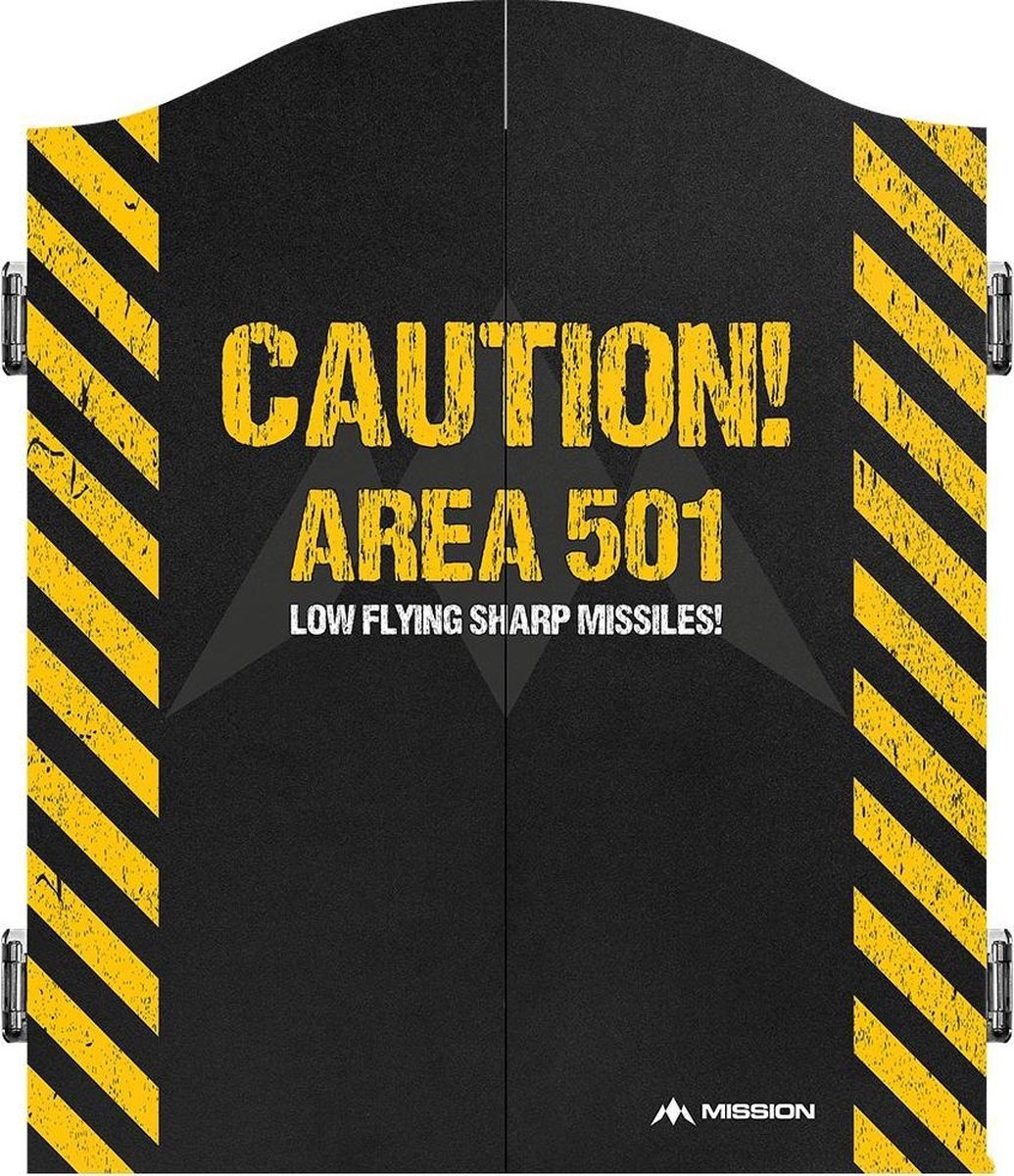 Mission Deluxe Caution 501 Dartkabinet afbeelding