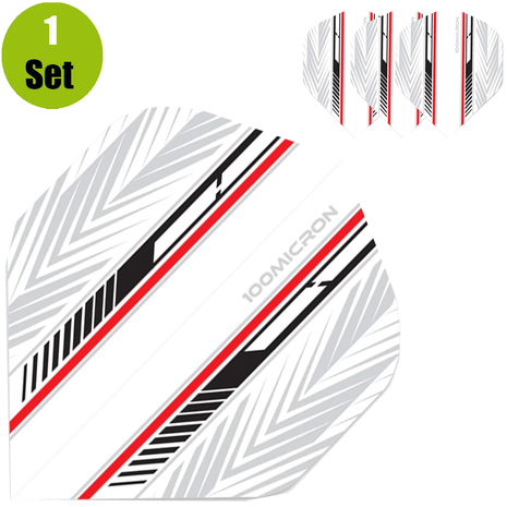 Designa Designa Racing Flights Rood & Zwart