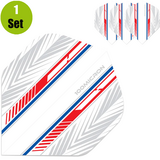 Designa Racing Flights Rood & Blauw Designa Racing Flights Rood & Blauw