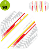 Designa Racing Flights Rood & Geel Designa Racing Flights Rood & Geel