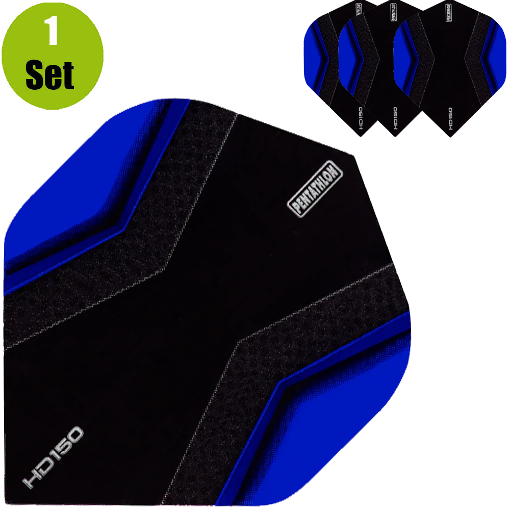 Pentathlon HD150 Dart Flights Xwing - Blauw afbeelding
