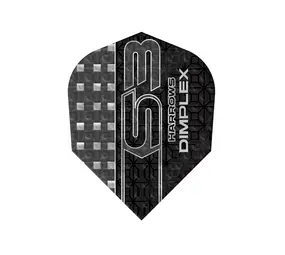 Harrows S3 Zwart Dimplex  Dartflights Harrows S3 Zwart Dimplex  Dartflights