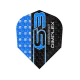 Harrows S3 Blauw Dimplex  Dartflights Harrows S3 Blauw Dimplex  Dartflights