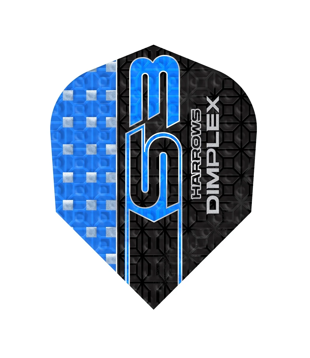 Harrows S3 Blauw Dimplex Dartflights afbeelding