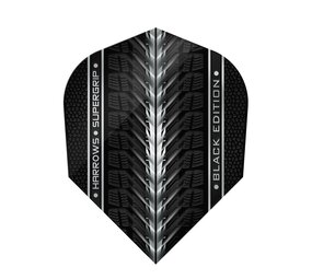 Harrows Supergrip Dartflights - Zwart Harrows Supergrip Dartflights - Zwart