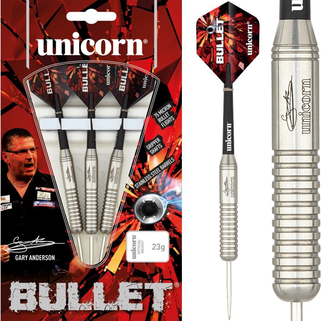 Unicorn Bullet Gary Anderson P2 Stainless Steel afbeelding