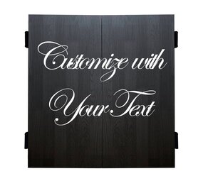 Dartshop Leiden Dartbord Cabinet Bedrukken - Tekst Dartshop Leiden Dartbord Cabinet Bedrukken - Tekst