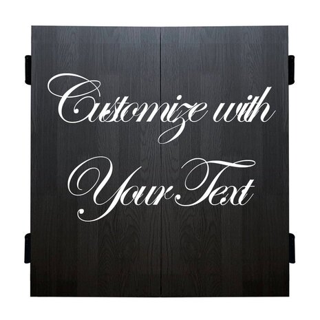 Dartshop Leiden Dartbord Cabinet Bedrukken - Tekst Dartshop Leiden Dartbord Cabinet Bedrukken - Tekst