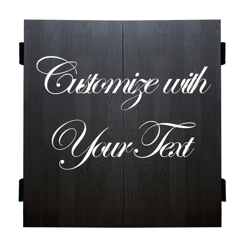 Dartshop Leiden Dartbord Cabinet Bedrukken - Tekst