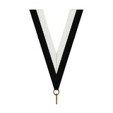 Sportprijzen Leiden Halslint - Zwart Wit Sportprijzen Leiden Halslint - Zwart Wit