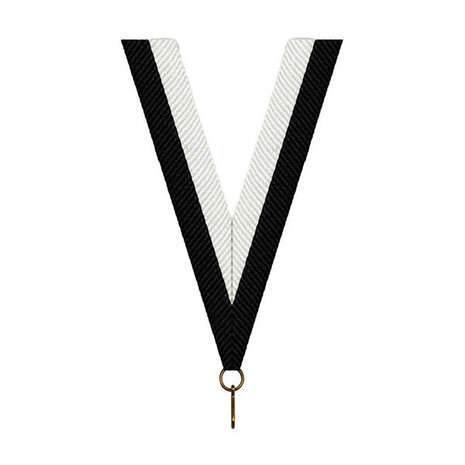 Sportprijzen Leiden Halslint - Zwart Wit Sportprijzen Leiden Halslint - Zwart Wit