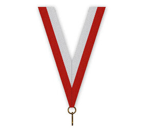 Sportprijzen Leiden Halslint - Rood Wit Sportprijzen Leiden Halslint - Rood Wit