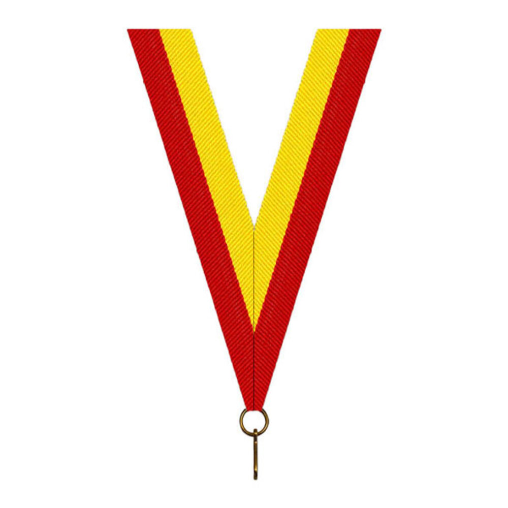 Sportprijzen Leiden Halslint - Rood Geel Sportprijzen Leiden Halslint - Rood Geel