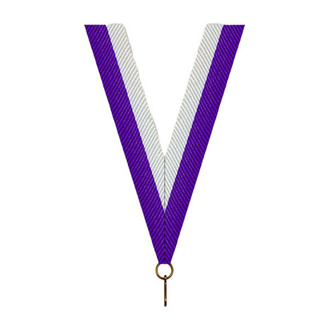Sportprijzen Leiden Halslint - Paars Wit Sportprijzen Leiden Halslint - Paars Wit