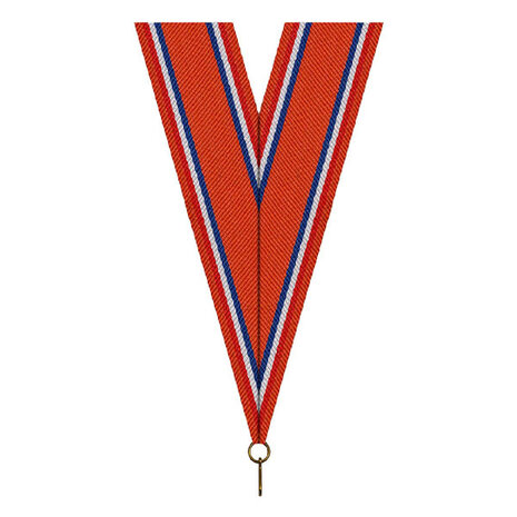 Sportprijzen Leiden Halslint - Oranje Rood Wit Blauw Sportprijzen Leiden Halslint - Oranje Rood Wit Blauw