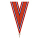 Sportprijzen Leiden Halslint - Oranje Rood Wit Blauw Sportprijzen Leiden Halslint - Oranje Rood Wit Blauw