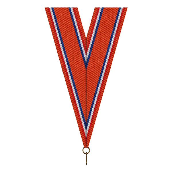 Halslint - Oranje Rood Wit Blauw afbeelding