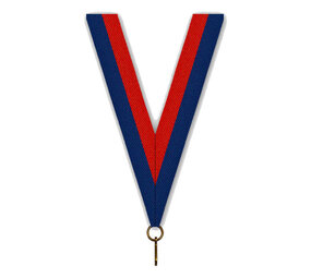 Sportprijzen Leiden Halslint - Blauw Rood Sportprijzen Leiden Halslint - Blauw Rood