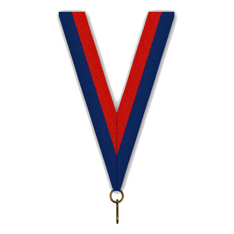 Sportprijzen Leiden Halslint - Blauw Rood Sportprijzen Leiden Halslint - Blauw Rood