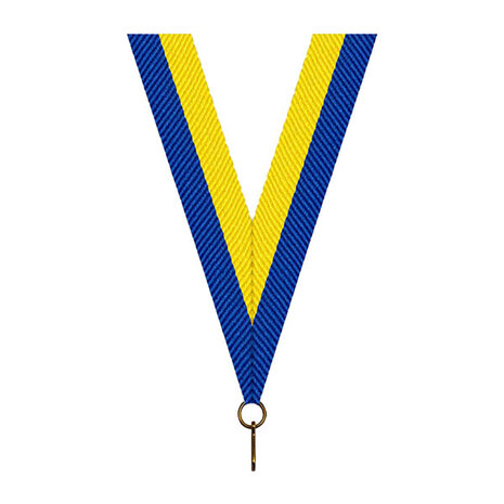 Sportprijzen Leiden Halslint - Blauw Geel Sportprijzen Leiden Halslint - Blauw Geel