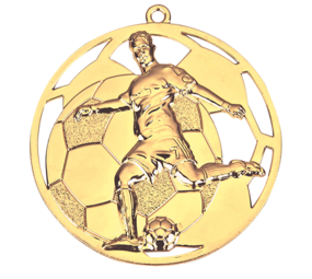 Sportprijzen Leiden Medaille Voetbal ME.060 Sportprijzen Leiden Medaille Voetbal ME.060