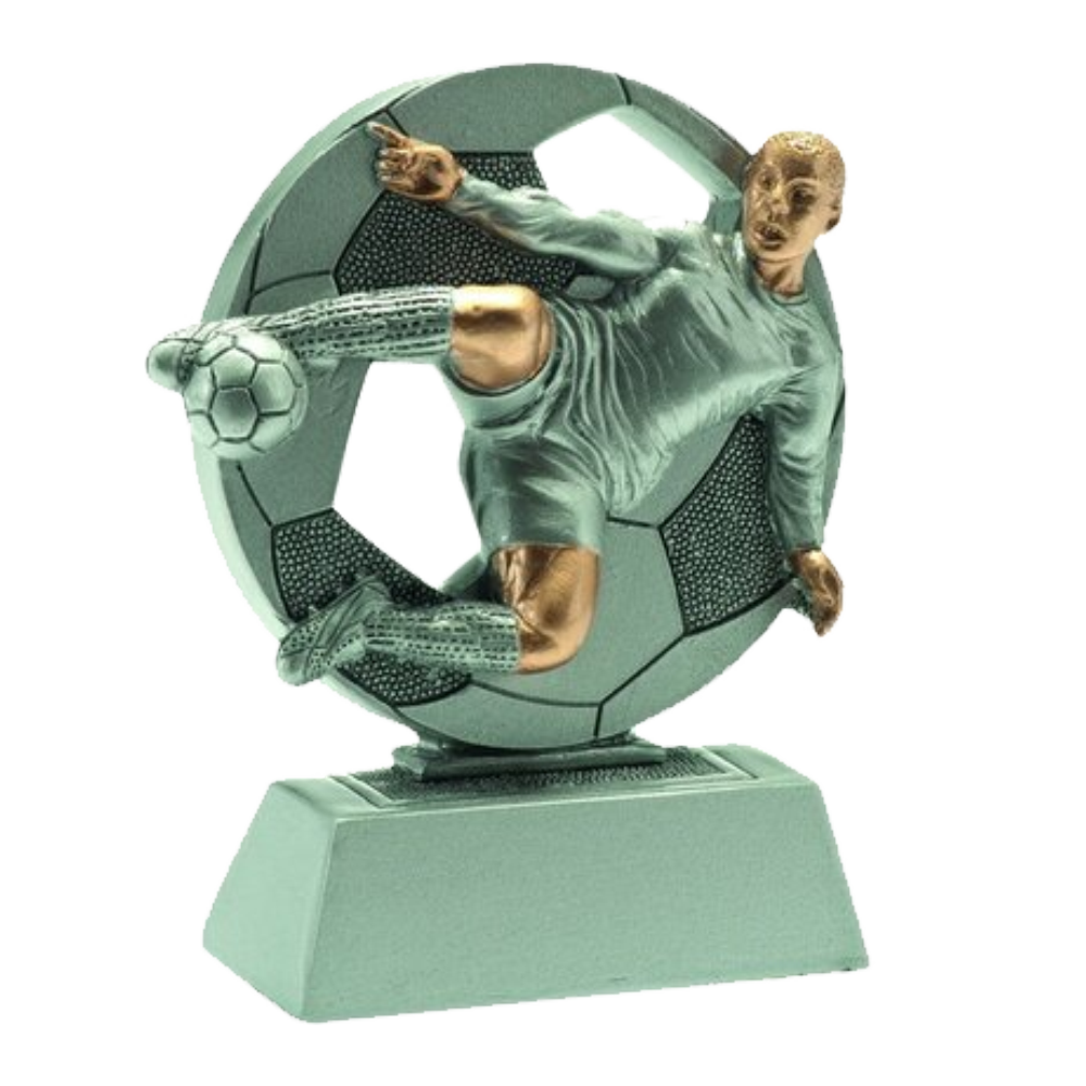 Sport Trofee - Voetballende Heer afbeelding
