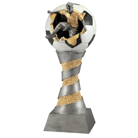 Sportprijzen Leiden Trofee Voetballer en Bal (800 mm) Sportprijzen Leiden Trofee Voetballer en Bal (800 mm)