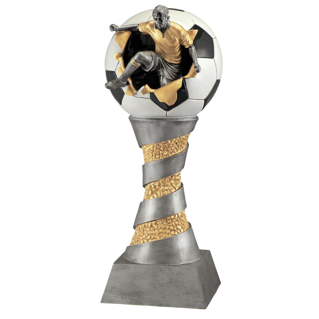 Trofee Voetballer en Bal (800 mm) afbeelding