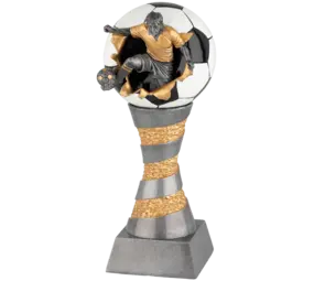 Sportprijzen Leiden Trofee Voetballer met Bal Sportprijzen Leiden Trofee Voetballer met Bal