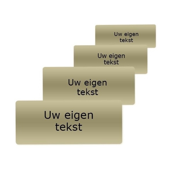 Tekstlabel Sportprijs Goud afbeelding