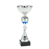 Sportprijzen Leiden Trofee Zilver Blauw ET.393B