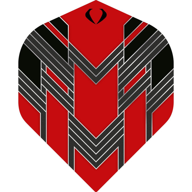 Dart Flights - Blackfin Rood afbeelding