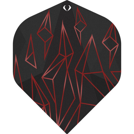 Designa Dart Flights – AstroFire Zwart Rood Designa Dart Flights – AstroFire Zwart Rood