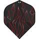 Designa Dart Flights – AstroFire Zwart Rood Designa Dart Flights – AstroFire Zwart Rood