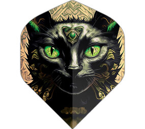 Designa Dart Flights – Black Cat