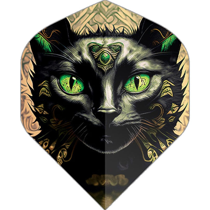 Designa Dart Flights - Black Cat afbeelding