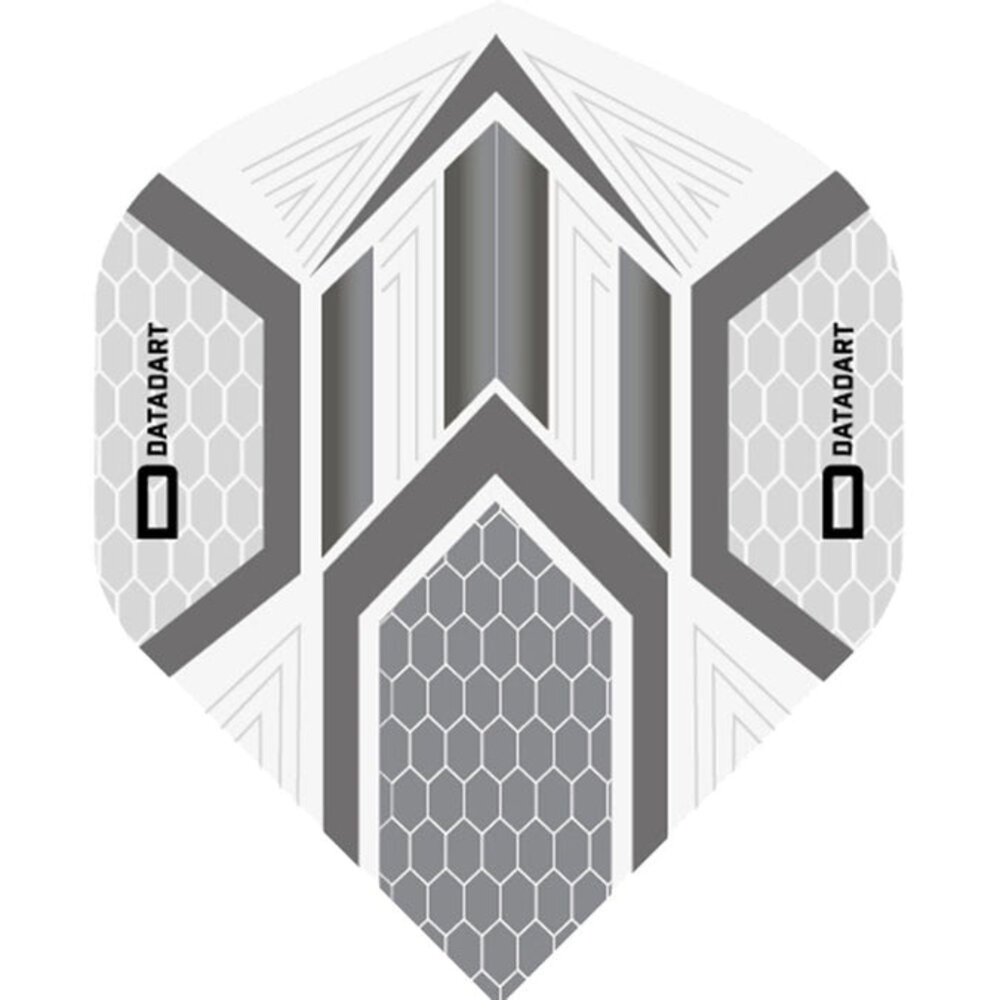 Datadart Datadart Dart Flights – Hex Grijs Clear Datadart Datadart Dart Flights – Hex Grijs Clear