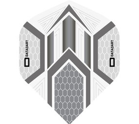 Datadart Dart Flights – Hex Grijs Clear Datadart Dart Flights – Hex Grijs Clear
