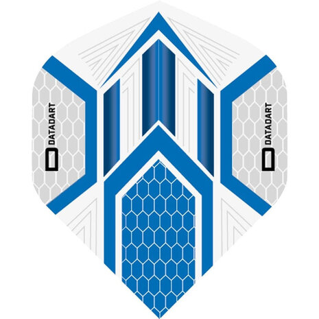 Datadart Datadart Dart Flights – Hex Grijs Blauw Datadart Datadart Dart Flights – Hex Grijs Blauw