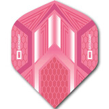 Datadart Dart Flights – Hex Roze Clear