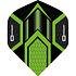Dart Flights – Hex Zwart Groen Dart Flights – Hex Zwart Groen