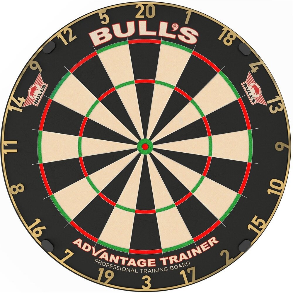 Bulls Advantage Trainer Dartboard Gold Bulls Advantage Trainer Dartboard Gold