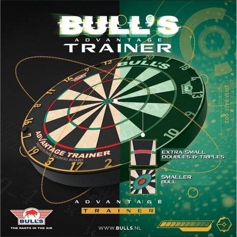 Bulls Advantage Trainer Dartboard Gold Bulls Advantage Trainer Dartboard Gold