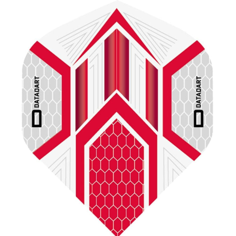 Datadart Datadart Dart Flights – Hex Grijs Rood Datadart Datadart Dart Flights – Hex Grijs Rood