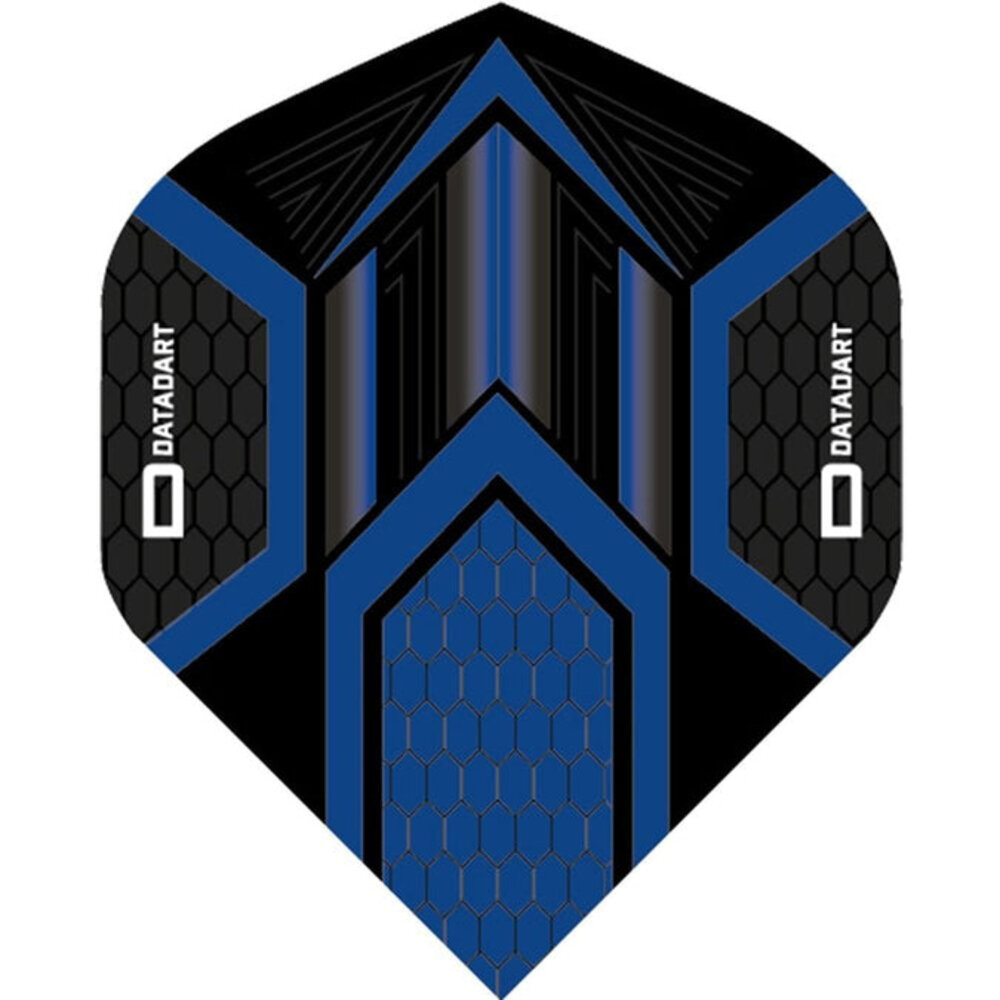 Datadart Datadart Dart Flights – Hex Blauw Zwart Datadart Datadart Dart Flights – Hex Blauw Zwart