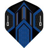 Datadart Dart Flights – Hex Blauw Zwart